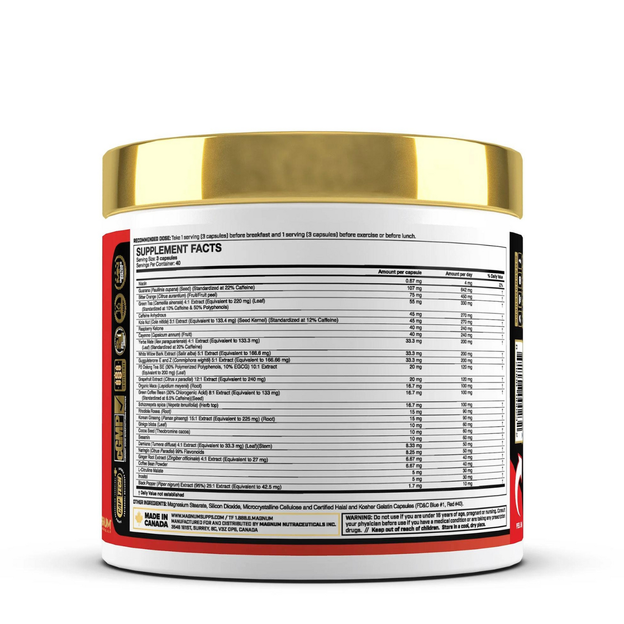 Magnum Nutraceuticals Heat Accelerated Ingredients