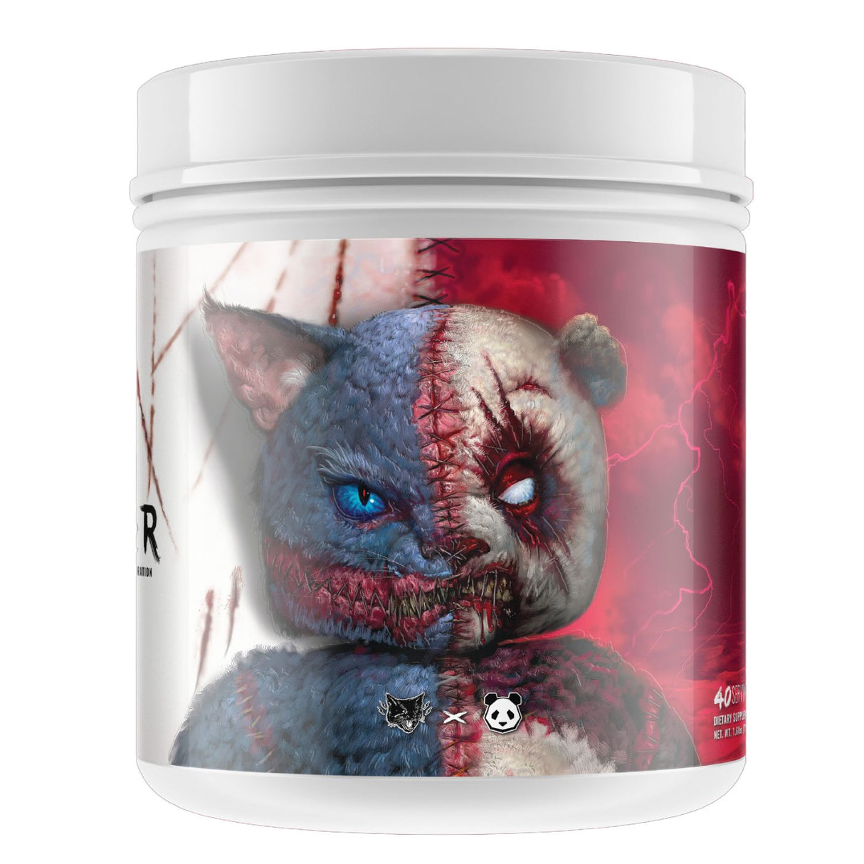 Panda x Black Magic Sinister Pre-Workout Label