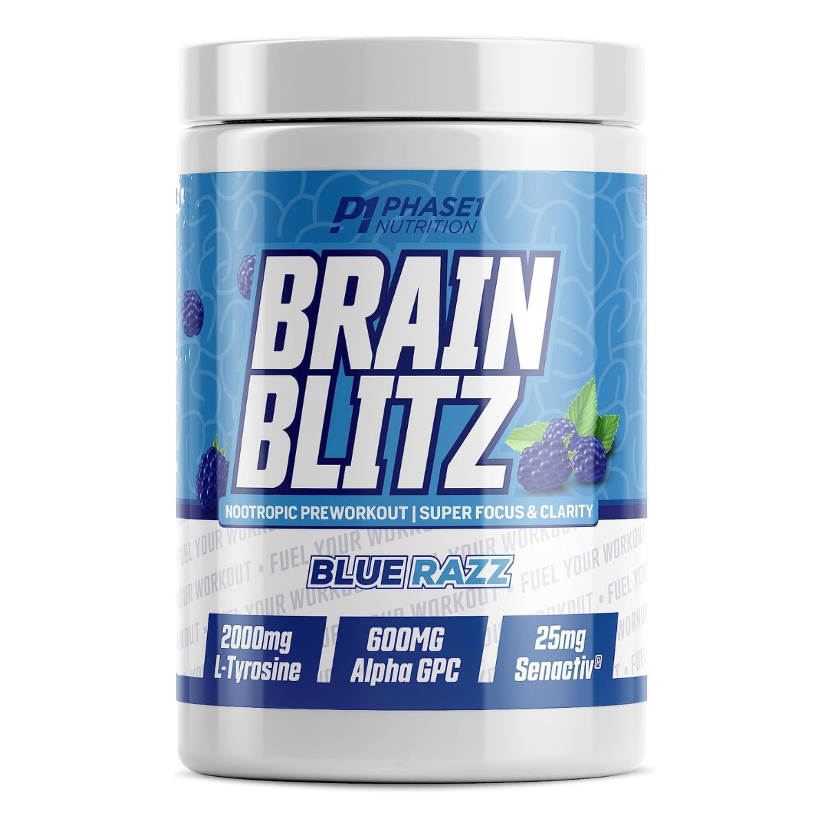 Phase One Brain Blitz 25 Servings - Blue Razz