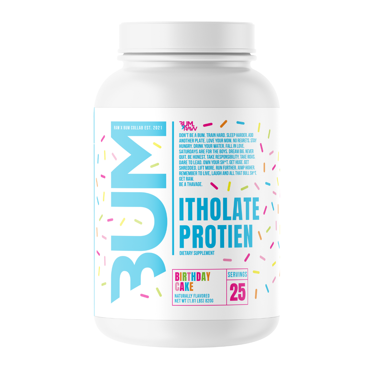 Raw CBUM Itholate Protein