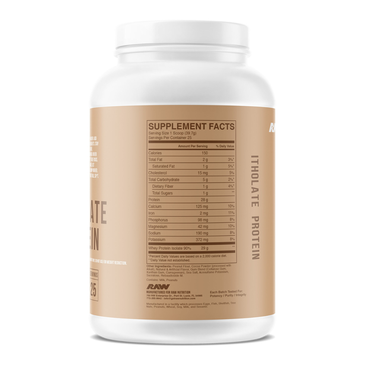 Raw CBUM Itholate Protein