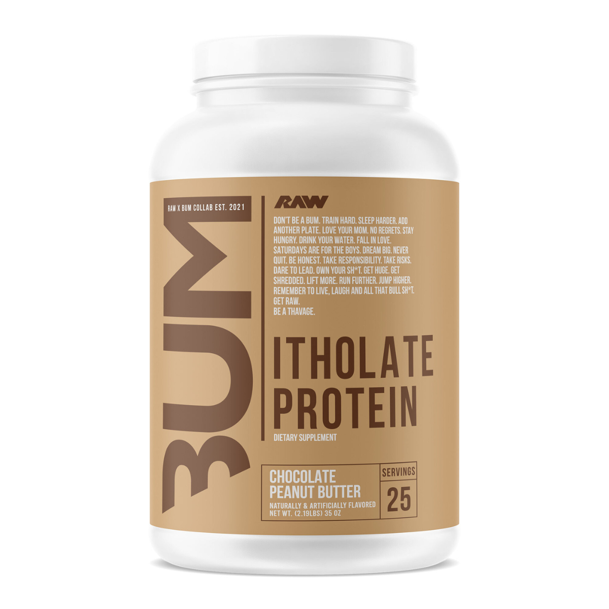 Raw CBUM Itholate Protein