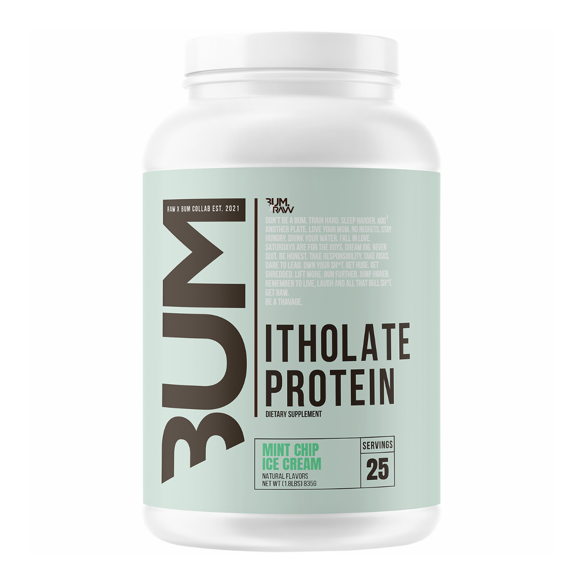 Raw CBUM Itholate Protein