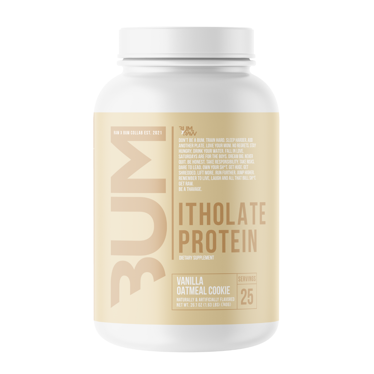 Raw CBUM Itholate Protein