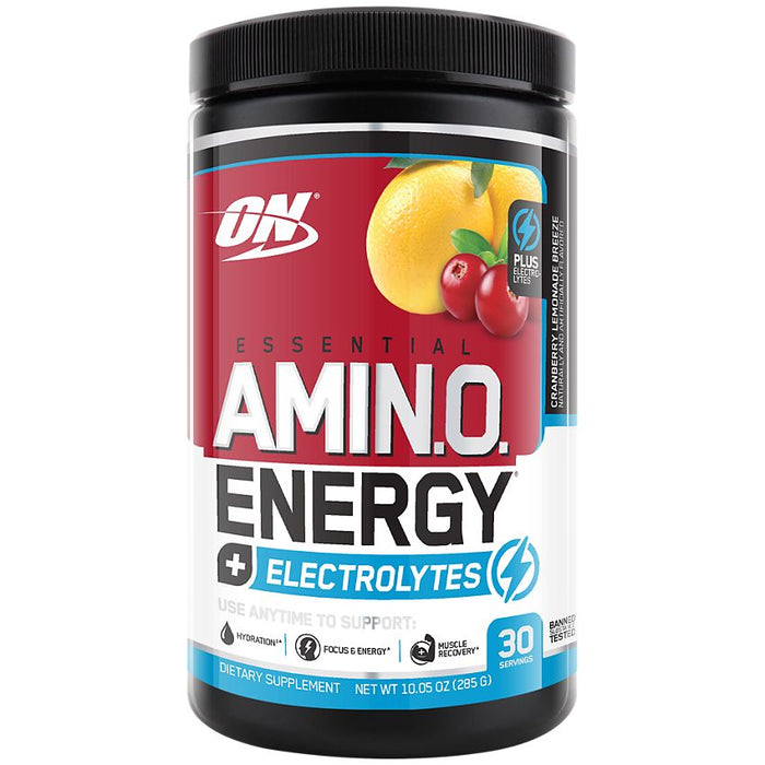 Optimum Nutrition Amino Energy + Electrolytes Cranberry Lemonade - 30 Servings