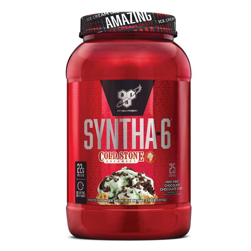 BSN Syntha-6 Cold Stone Creamery protein powder-Mint Mint Chocolate Chip