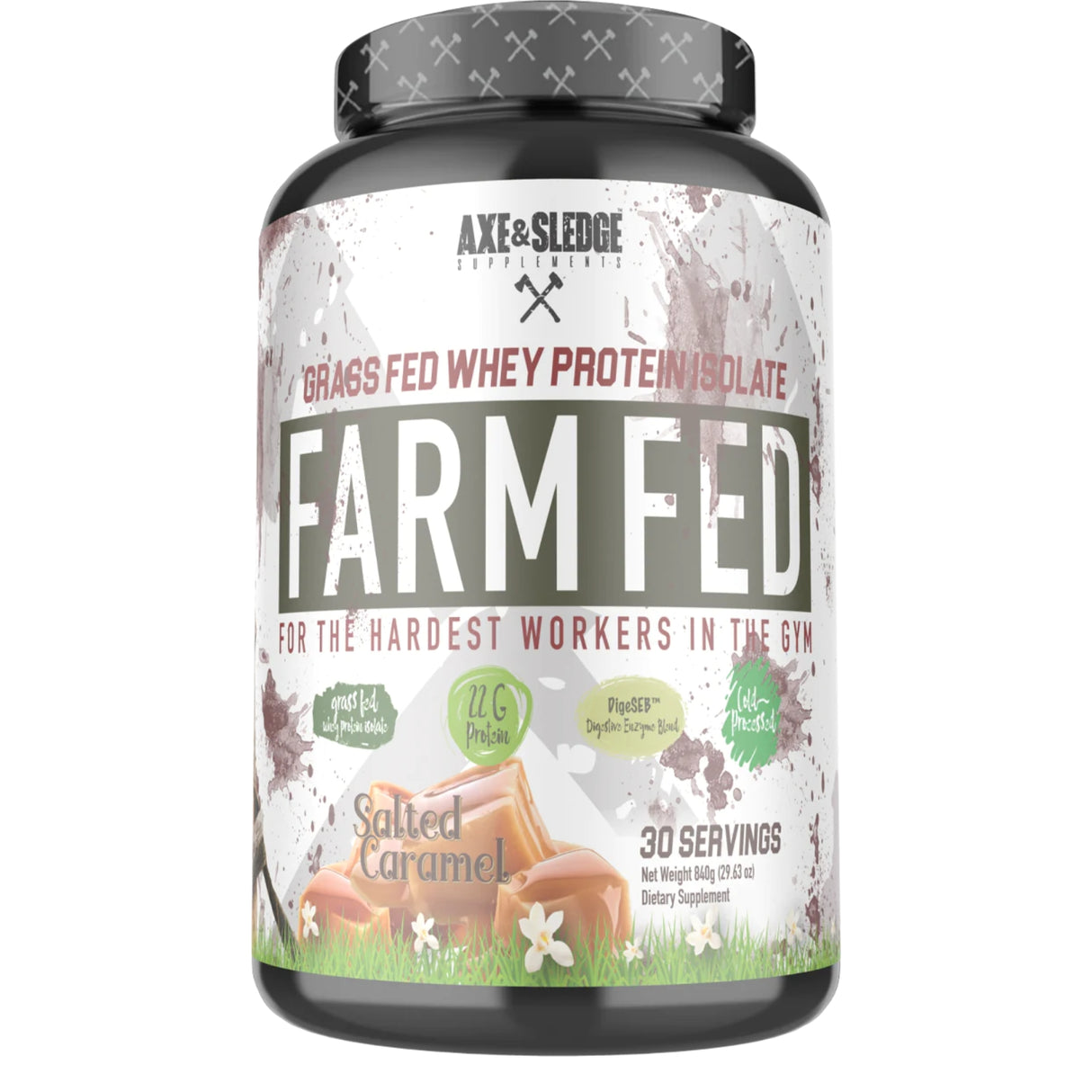 Axe & Sledge Farm Fed 30 Servings - Slated Caramel