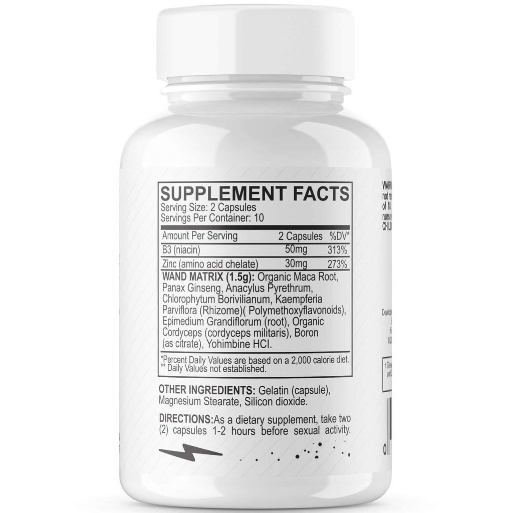 Black Magic Supply Libido Matrix Sexual Stamina Supplement Facts