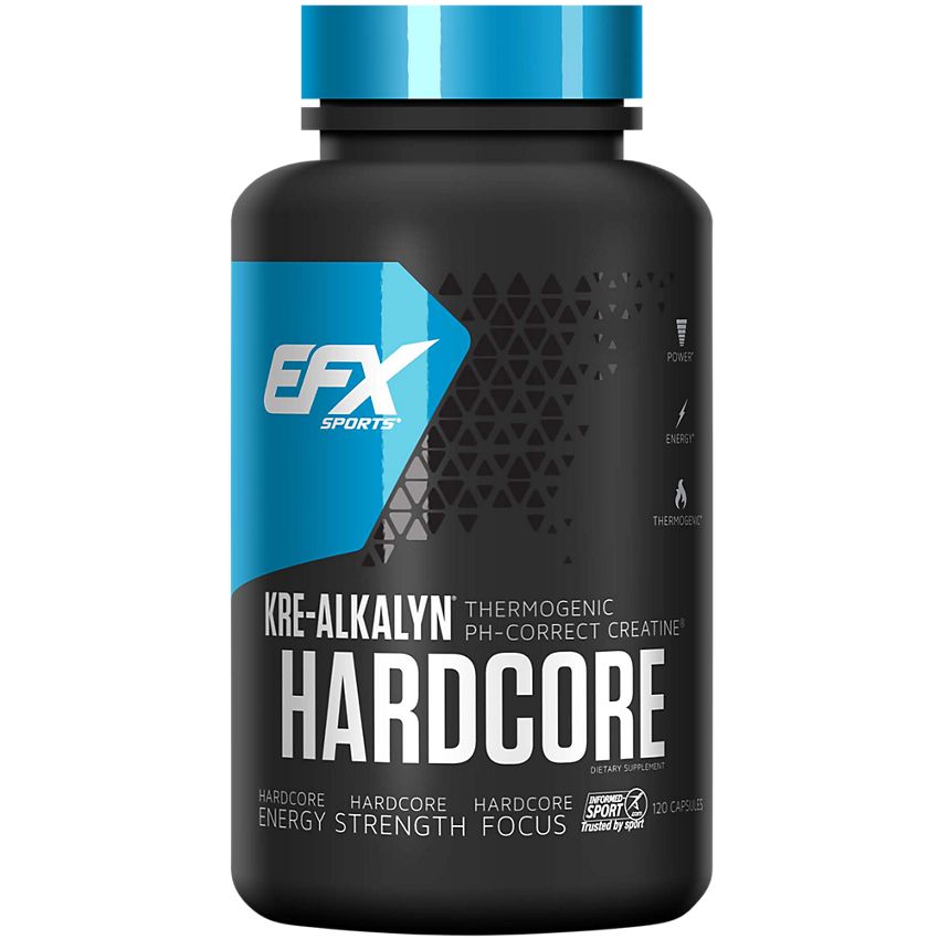 EFX Sports Kre-Alkalyn Hardcore, 120 Capsules