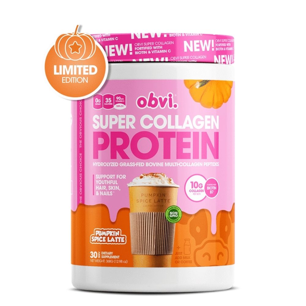 Obvi Super Collagen Protein, Pumpkin Spice Latte