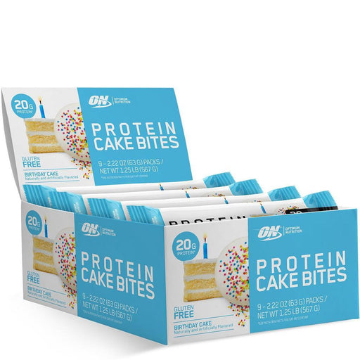 Optimum Nutrition Protein Cake Bites - Birthday Cake