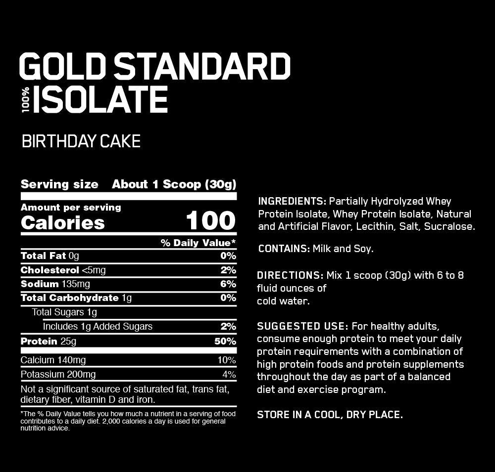 Optimum Nutrition Gold Standard Isolate