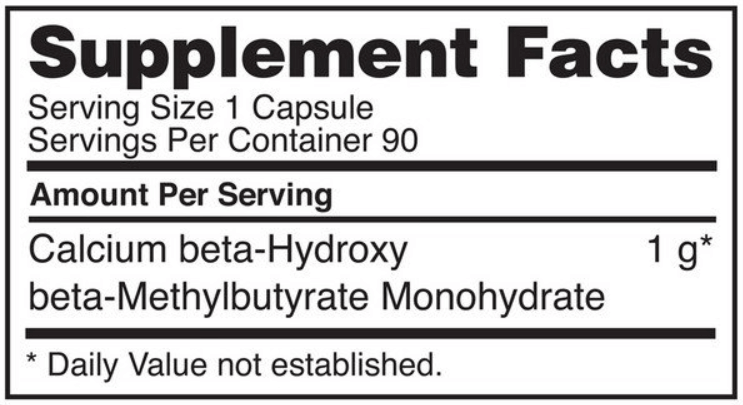 Optimum Nutrition HMB 1000 Caps