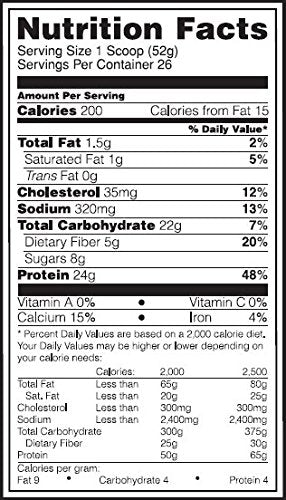 Optimum Nutrition Natural 100% Oats & Whey