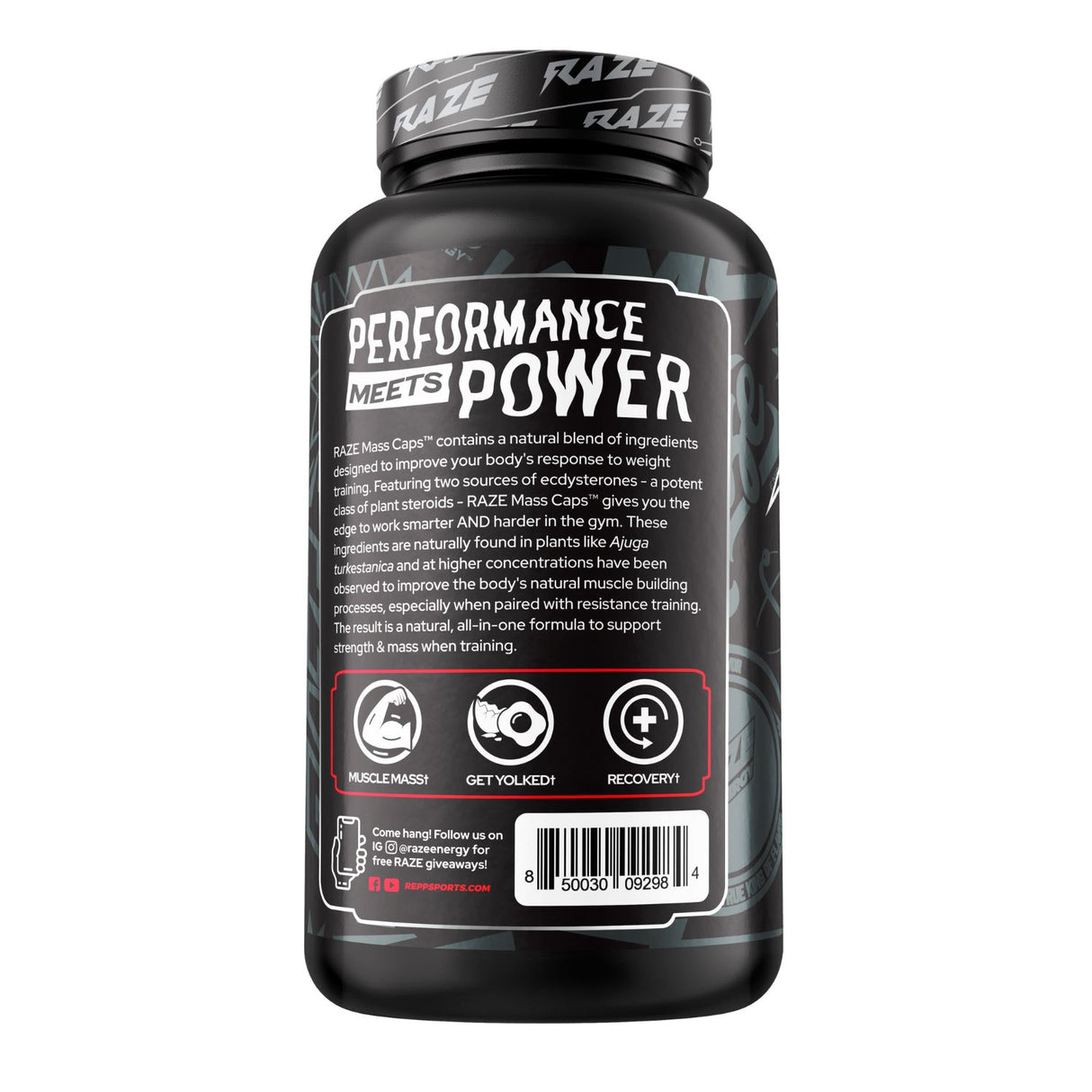 Raze Mass Caps Features