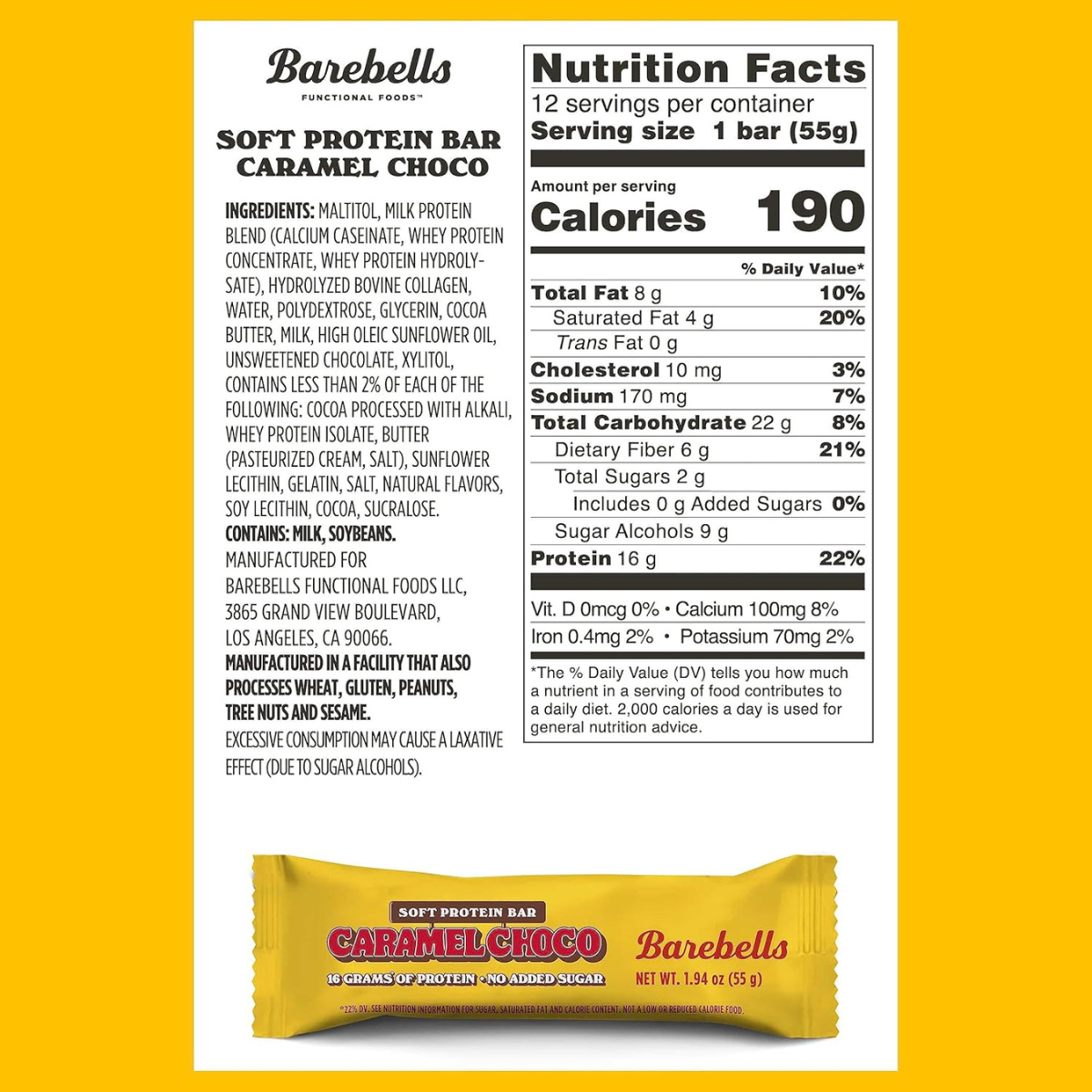 Barebells Soft Protein Bar