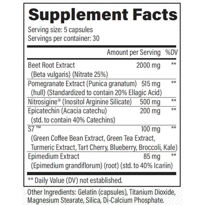 Black Magic Supply Pump IV, 30 Servings, Supplement Facts