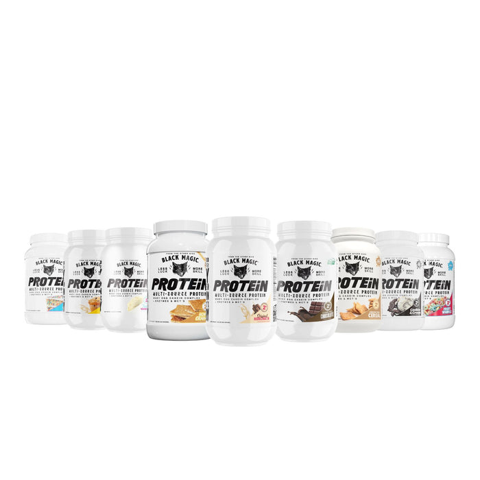 Black Magic Supply Training And Recovery Stack - Multi-Source Protein Flavors