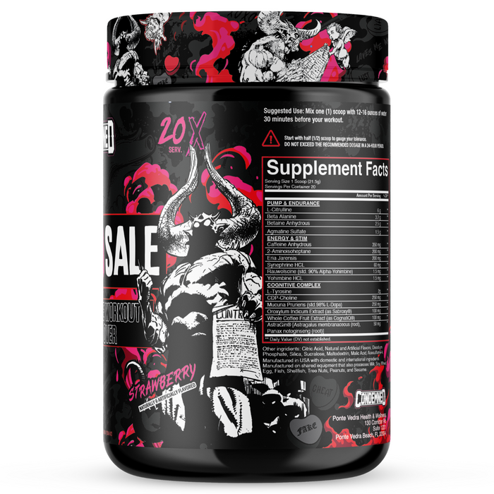 Condemned Labz Souls 4 Sale Limited Edition Pre-Workout — Supplement ...