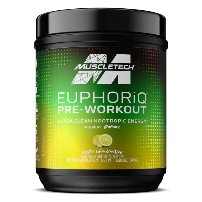 Muscletech EuphoriQ - Yuzu Lemonade, 20 Servings