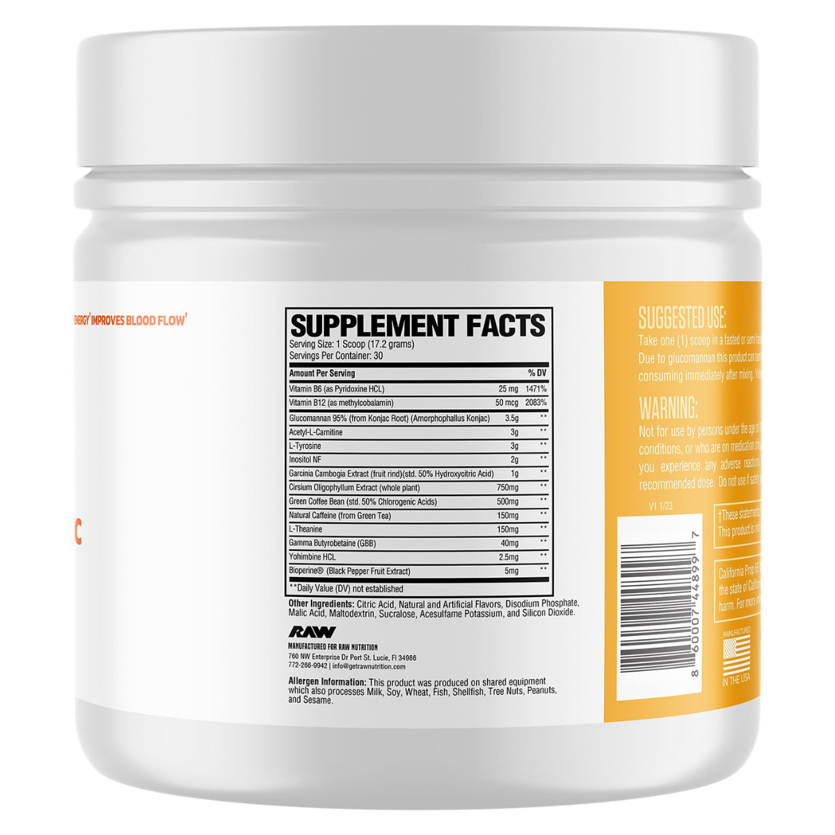 RAW Nutrition Burn