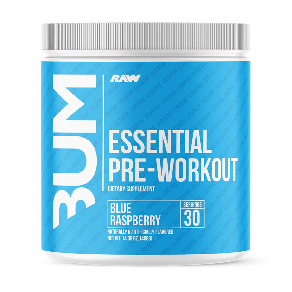 RAW Nutrition CBUM Essential Pre-Workout 30 Servings - Blue Raspberry