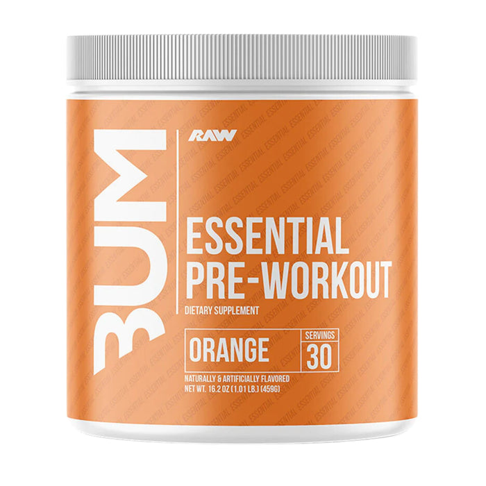 RAW Nutrition CBUM Essential Pre-Workout 30 Servings - Orange