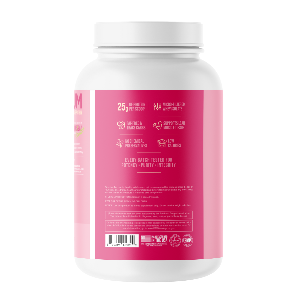 Raw CBUM Itholate Protein