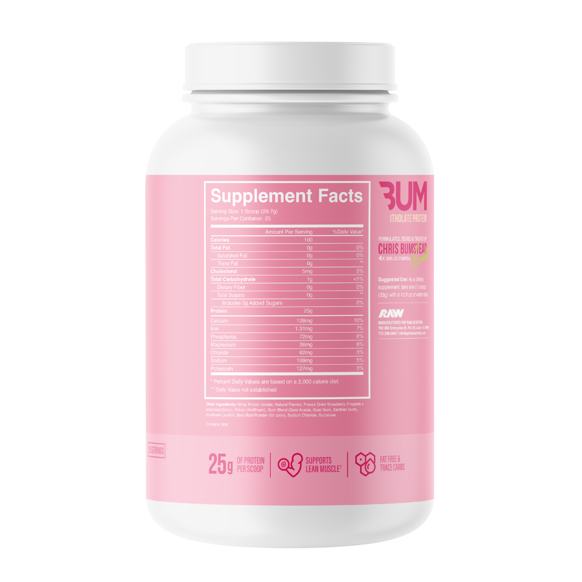 Raw CBUM Itholate Protein