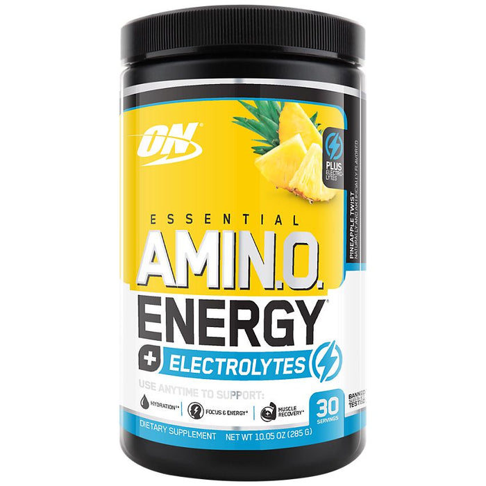 Optimum Nutrition Amino Energy + Electrolytes - Pineapple Twist - 30 Servings