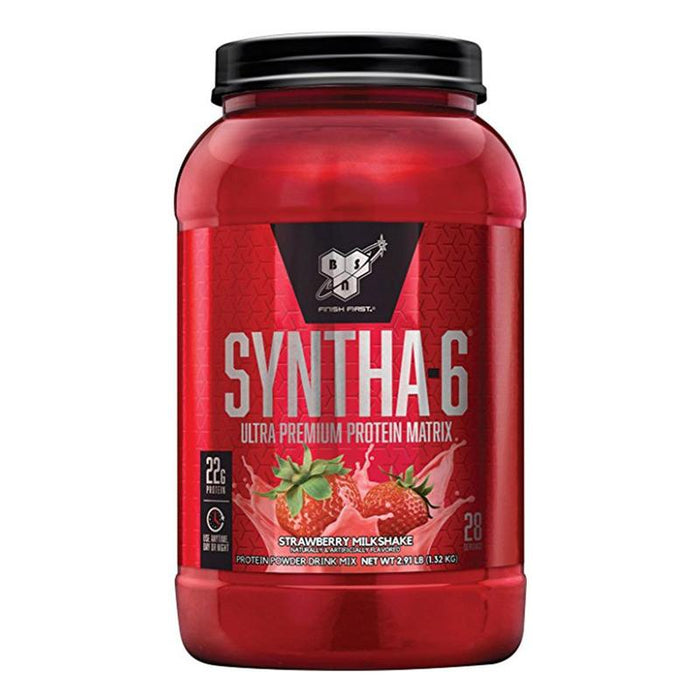 BSN Syntha-6 Premium whey protein powder-Strawberry Milkshake