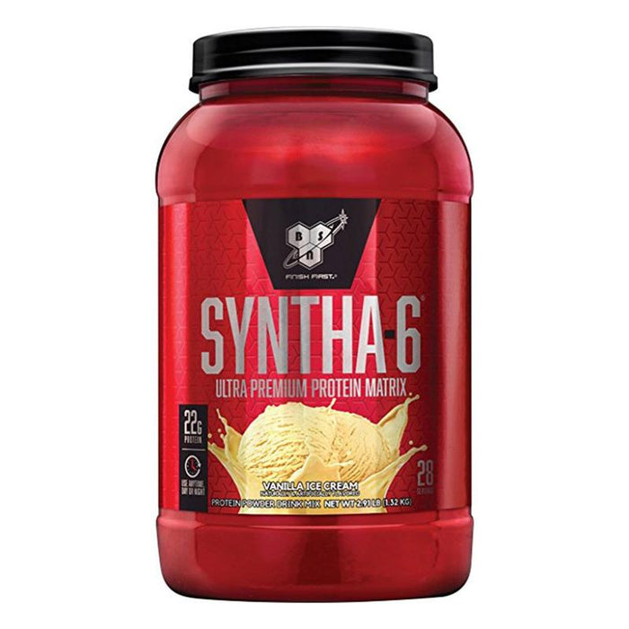 BSN Syntha-6 Premium whey protein powder-Vanilla Ice Cream
