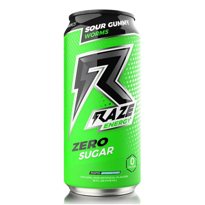 REPP Sports Raze Energy Drink - Sour Gummy Worms