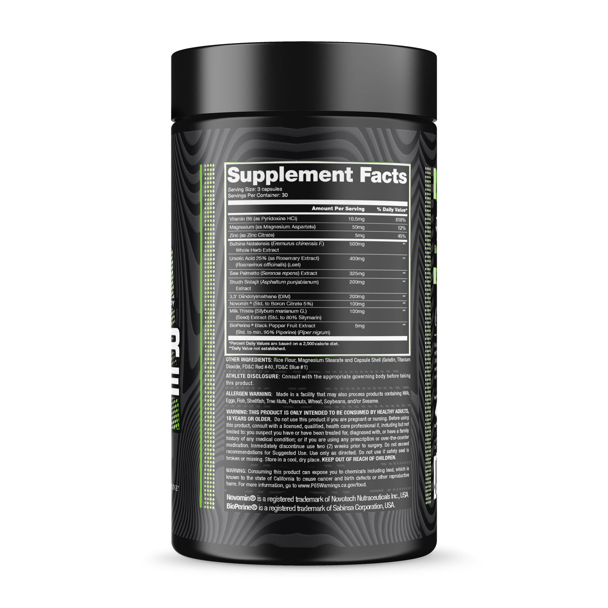 Alchemy Labs After Cycle Supplement Facts