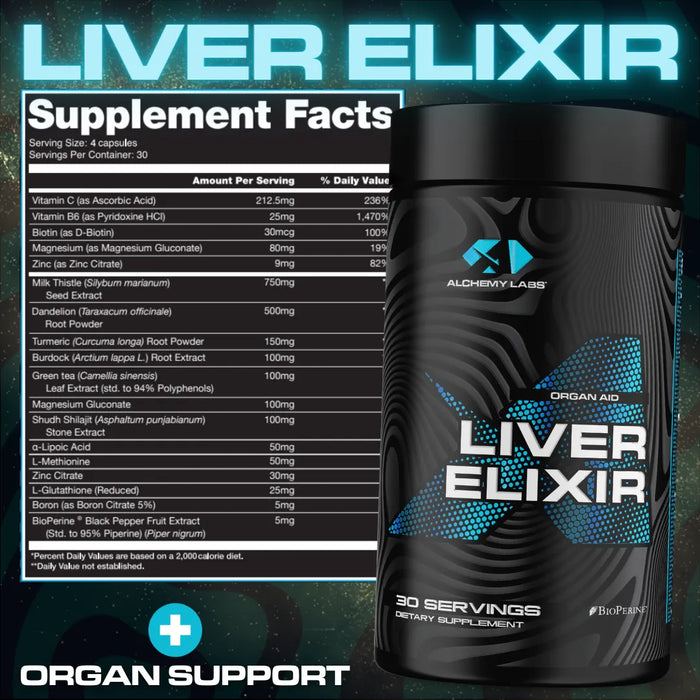 Alchemy Labs Liver Elixir Supplement Facts