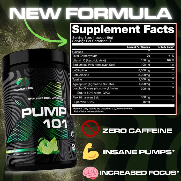 Alchemy Labs Pump Pre-workout Stack