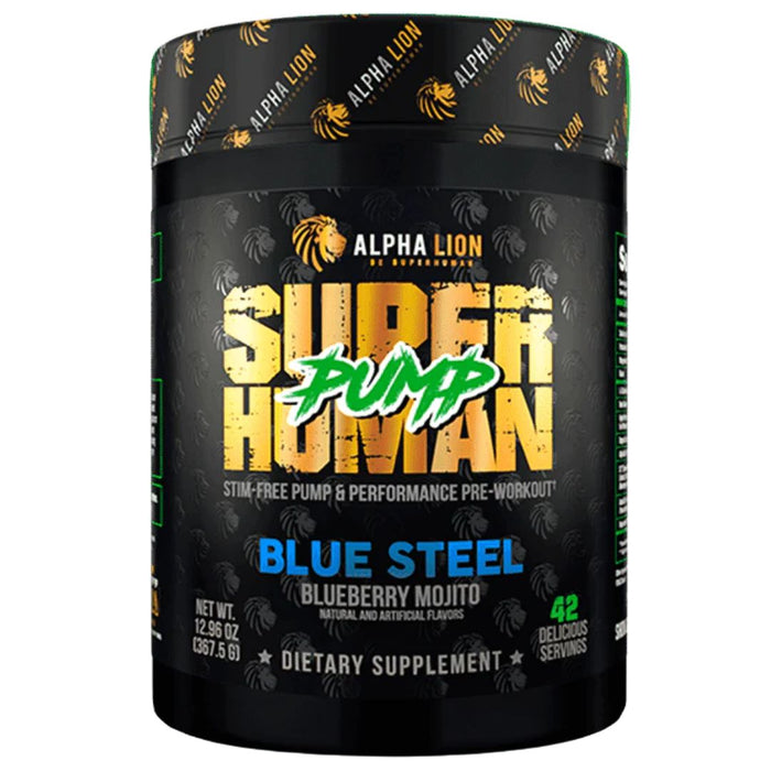 Alpha Lion Superhuman Pump, 42 Servings - Blue Steel