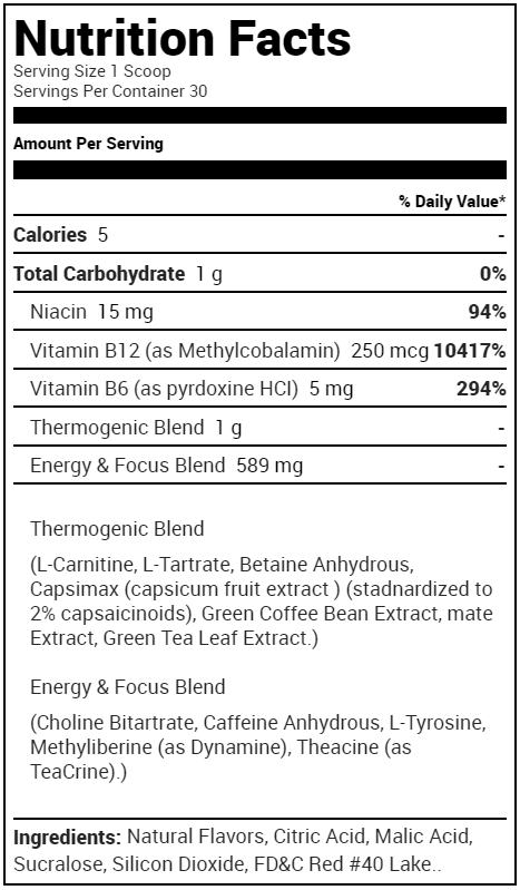 Betancourt Nutrition Ripped Juice Thermogenic Activator  Supplement City  USA