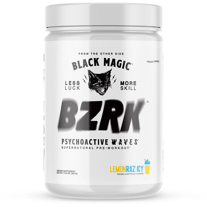 Black Magic Supply BZRK Pre-Workout - 25 Servings - Lemonraz Icy