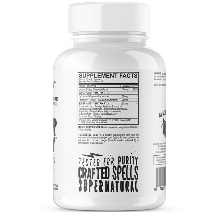 Black Magic Supply Super Natty Premium Test Booster Supplement Facts