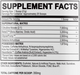 Black Magic Supply BZRK Nutrition Facts