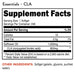 Bucked Up CLA Supplement Facts