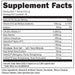 Bucked Up Pre Workout Supplement Facts