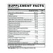 Condemned Labz Arsyn Strong Thermogenic Fat Burner - Supplement Facts