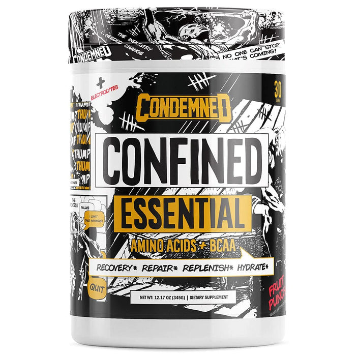 Condemned Labz Confined EAA and BCAA - Fruit Punch, 30 Servings