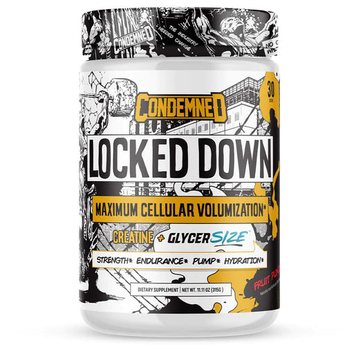 Condemned Labz Locked Down - Fruit Punch, 30 Servings