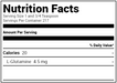 Dymatize Glutamine Micronized Supplement Facts