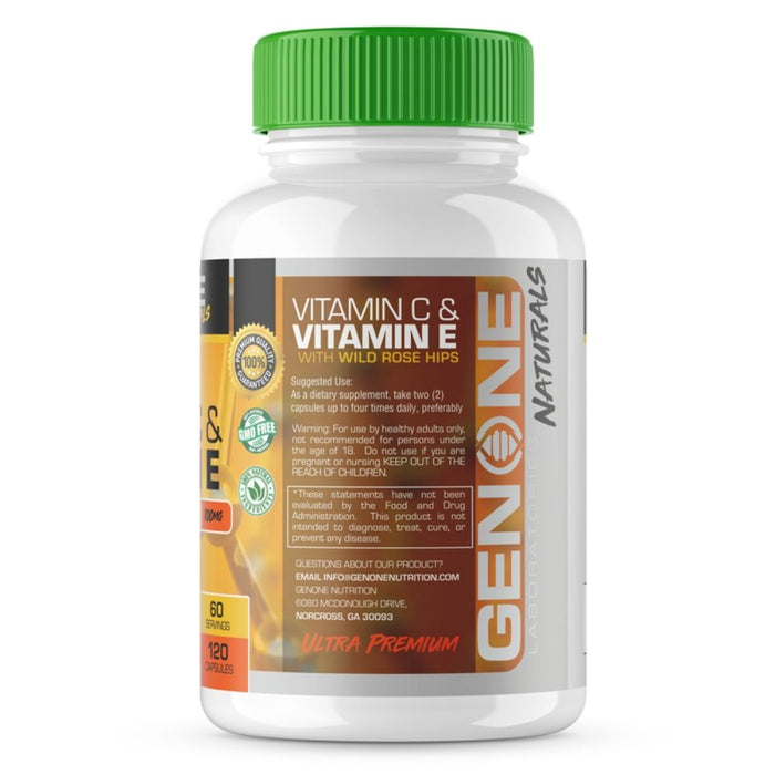 Gen One Laboratories Premium Vitamin C with Rose Hips