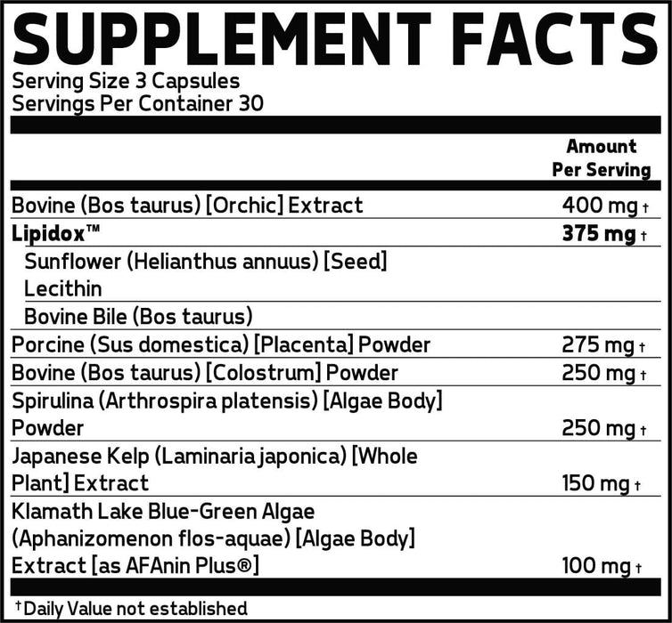 Glaxon Flight Supplement Facts