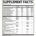 Glaxon Specimen Yo-Yo Pre Workout - Supplement Facts